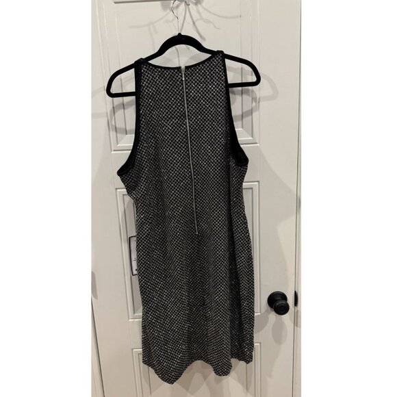 NWT B. Darlin Sleeveless Black and Silver Glitter Dress - Picture 2 of 4